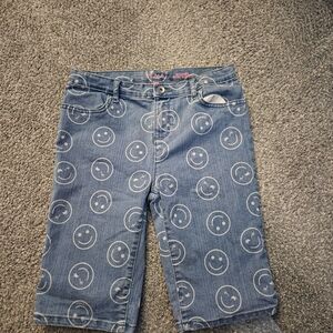The Children's Place Blue Smiley Face Shorts